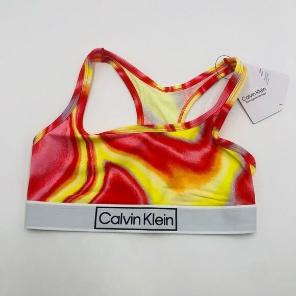 New Calvin Klein Ck Reimagined Heritage Underwear Unlined Bralette Size‎ Small - Picture 2 of 4
